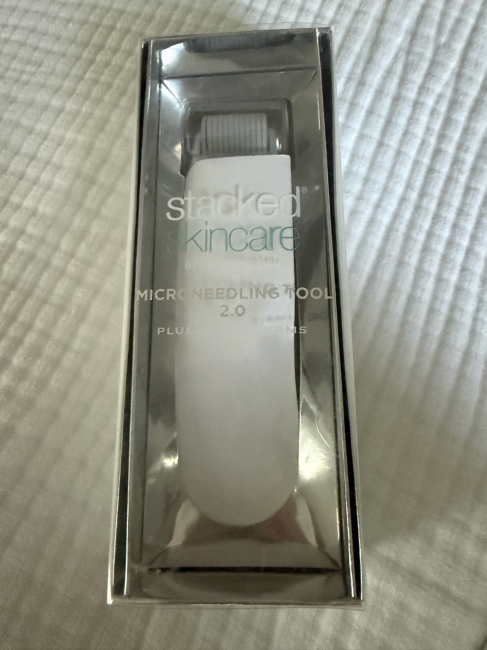 NEW Stacked Skincare Microneedling Tool - White